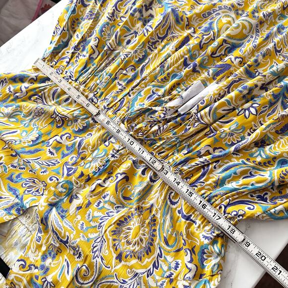 Soft Surroundings Mandisa Challis Lace Yoke Midi Dress Women's Size XL NEW - Picture 13 of 13